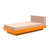 Platform One Chaise Lounge lounge chairs Loll Designs Sunset Orange Cast Petal 