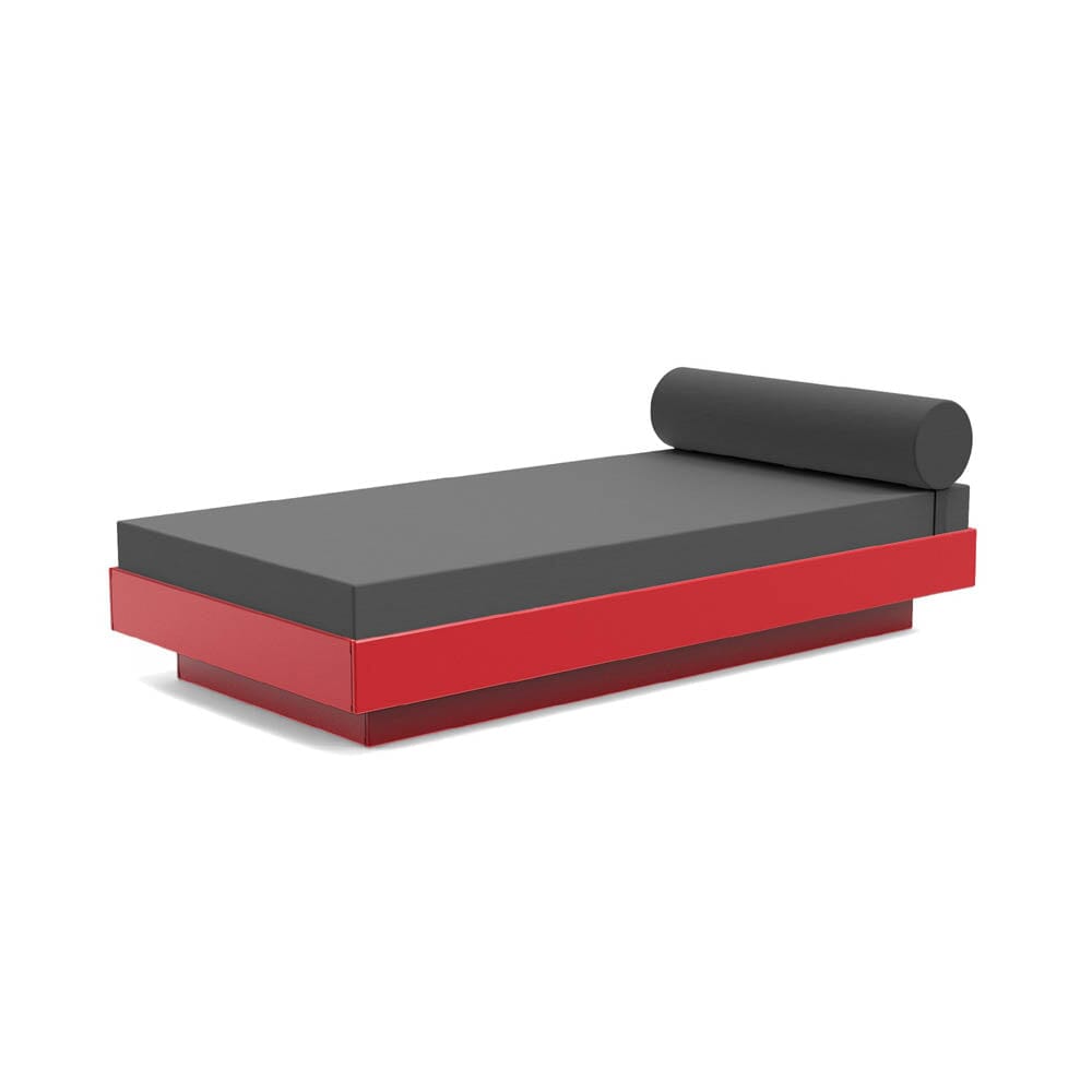 Platform One Daybed Beds Loll Designs Apple Red Cast Charcoal 