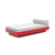 Platform One Daybed Beds Loll Designs Apple Red Cast Silver 