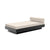 Platform One Daybed Beds Loll Designs Black Canvas Flax 