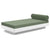 Platform One Daybed Beds Loll Designs Cloud White Canvas Fern 