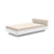 Platform One Daybed Beds Loll Designs Cloud White Canvas Flax 