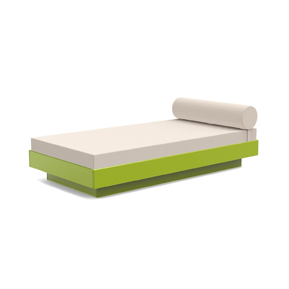 Platform One Daybed Beds Loll Designs Leaf Green Canvas Flax 