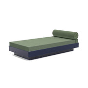 Platform One Daybed Beds Loll Designs Navy Blue Canvas Fern 