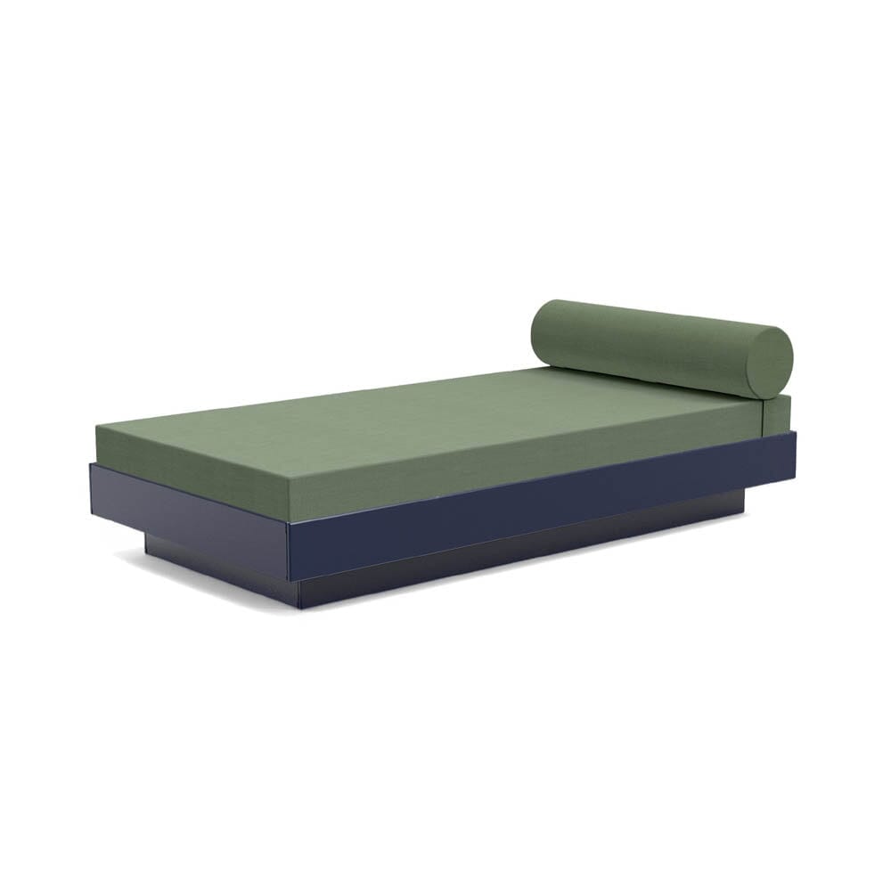 Platform One Daybed Beds Loll Designs Navy Blue Canvas Fern 