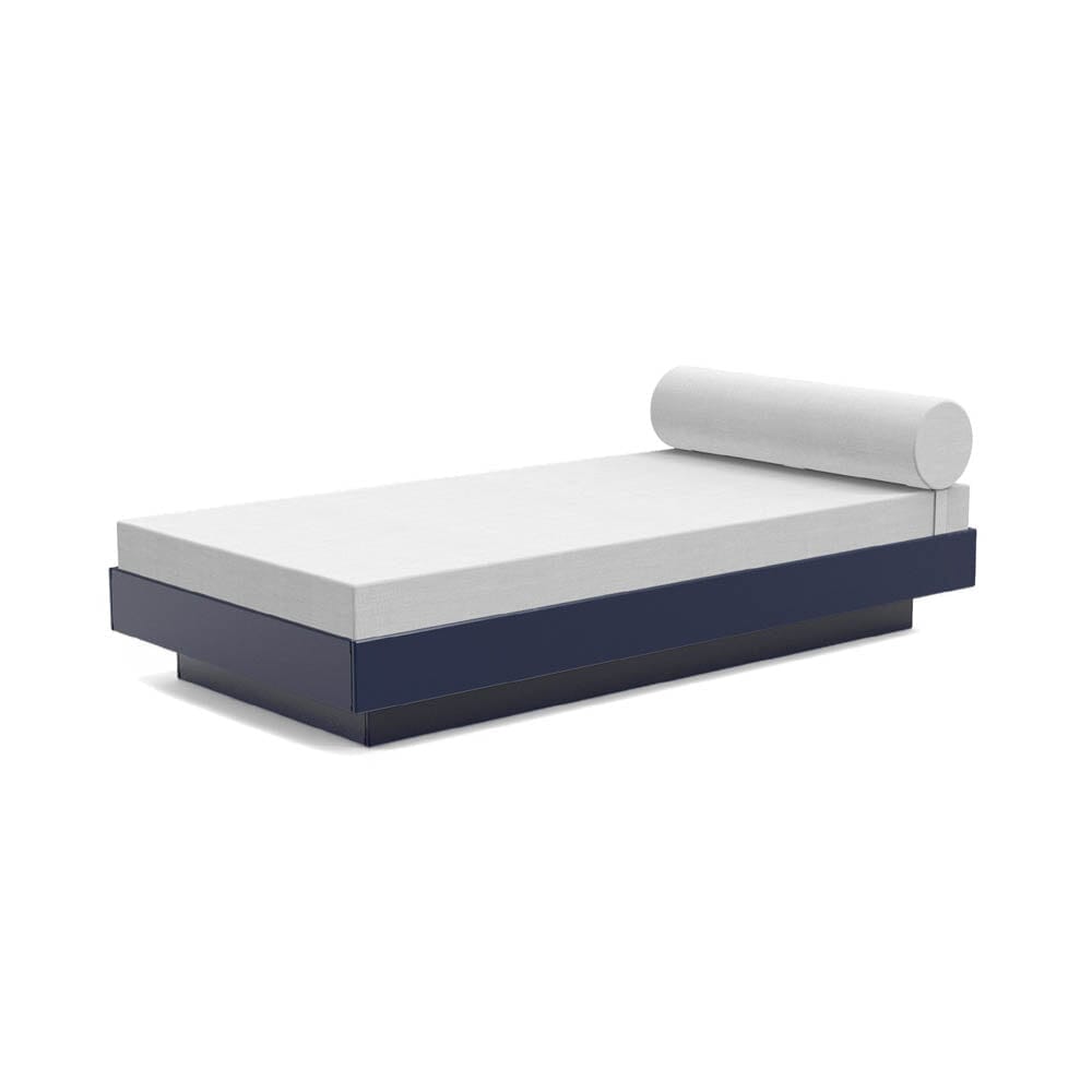 Platform One Daybed Beds Loll Designs Navy Blue Cast Silver 