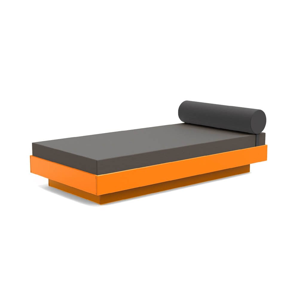 Platform One Daybed Beds Loll Designs Sunset Orange Cast Charcoal 