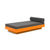 Platform One Daybed Beds Loll Designs Sunset Orange Cast Charcoal 