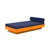 Platform One Daybed Beds Loll Designs Sunset Orange Canvas Navy 