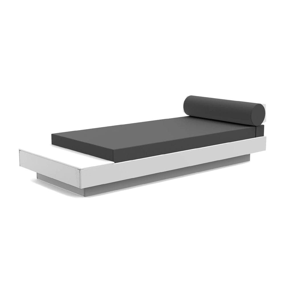 Platform One Daybed with Table Beds Loll Designs Cloud White Cast Charcoal 