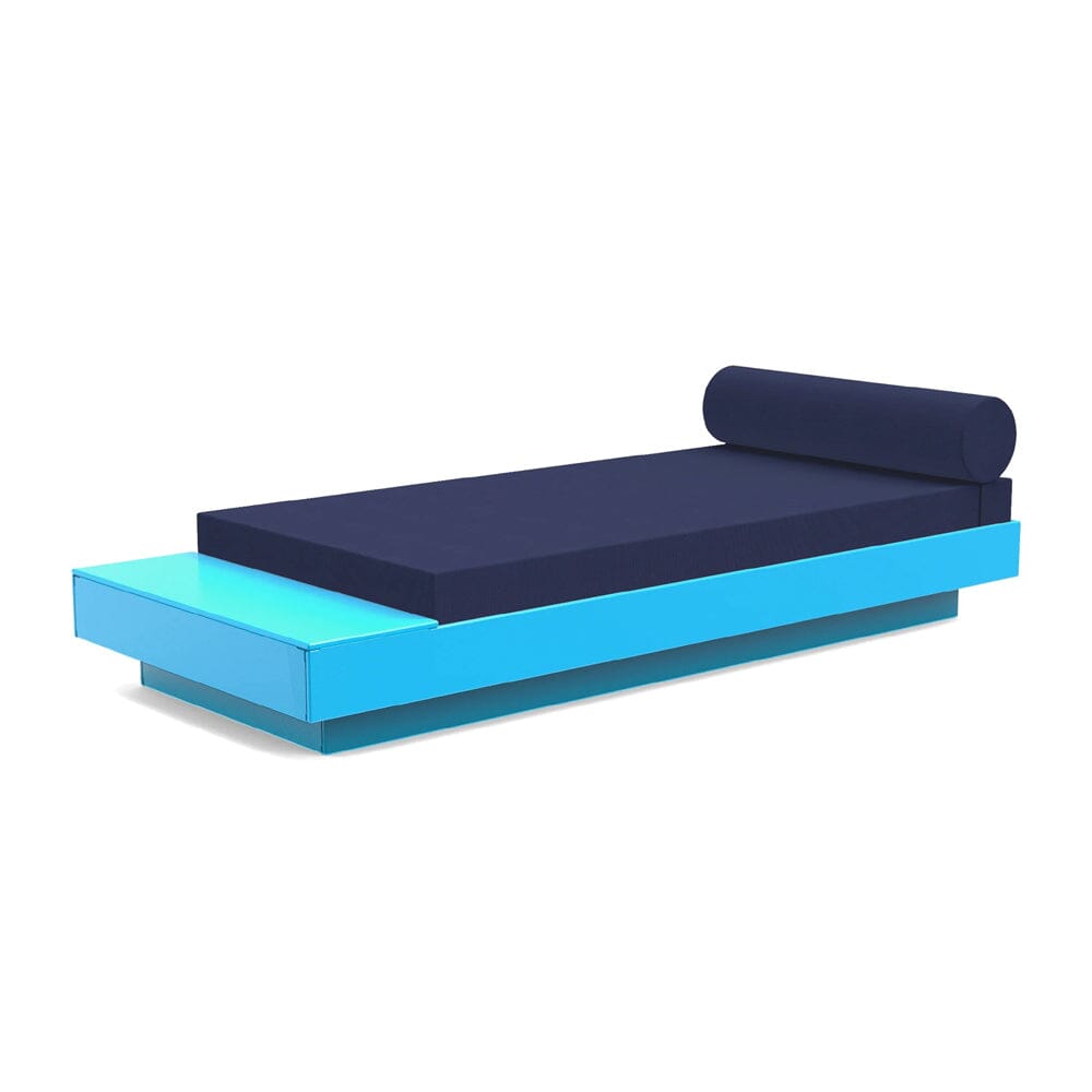 Platform One Daybed with Table Beds Loll Designs Sky Blue Canvas Navy 