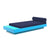 Platform One Daybed with Table Beds Loll Designs Sky Blue Canvas Navy 