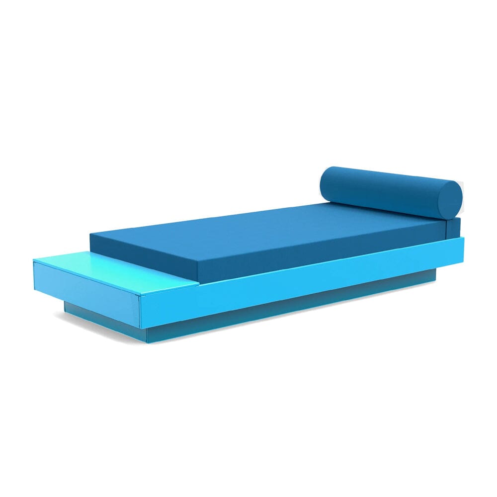 Platform One Daybed with Table Beds Loll Designs Sky Blue Canvas Regatta 