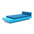 Platform One Daybed with Table Beds Loll Designs Sky Blue Canvas Regatta 