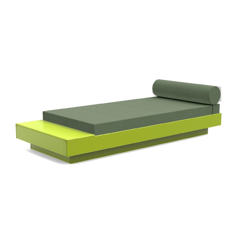 Platform One Daybed with Table Beds Loll Designs Leaf Green Canvas Fern 