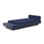 Platform One Daybed with Table Beds Loll Designs Navy Blue Canvas Navy 