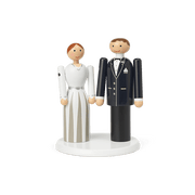 Kay Bojesen Platform for the Mini Bridal Couple, White, view 2