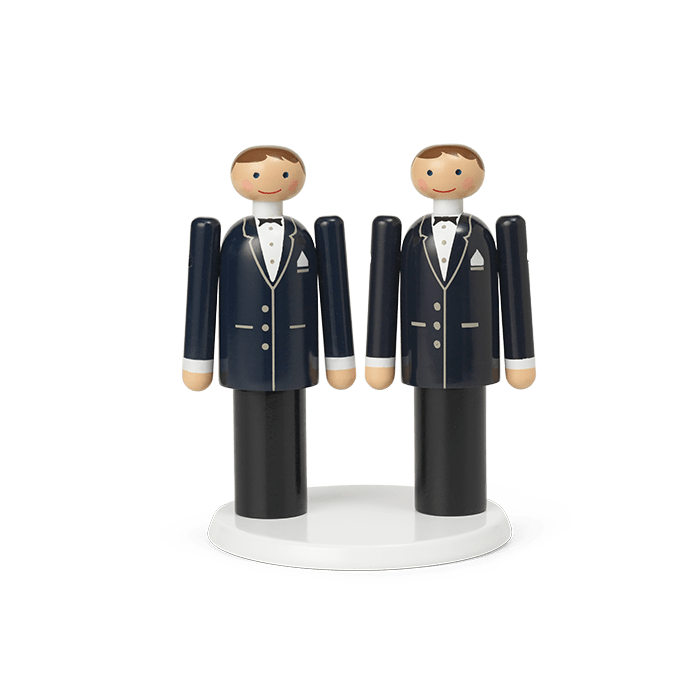 Kay Bojesen Platform for the Mini Bridal Couple, White, view 6