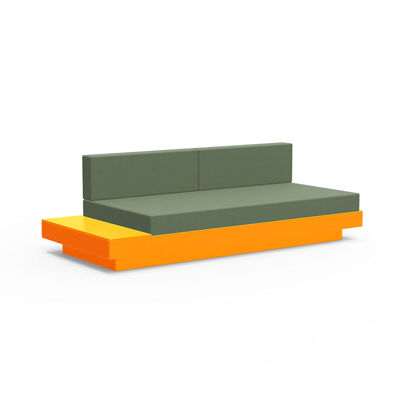 Loll Designs Platform One Sofa with Left or Right Table — manufacturer product image