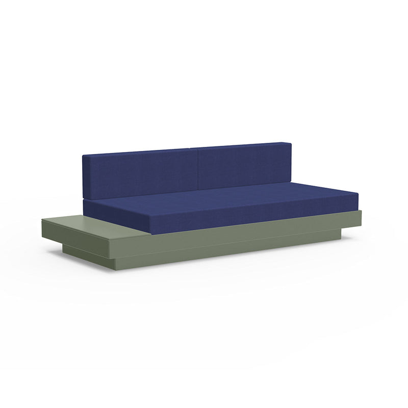 Loll Designs Platform One Sofa with Left or Right Table — manufacturer product image