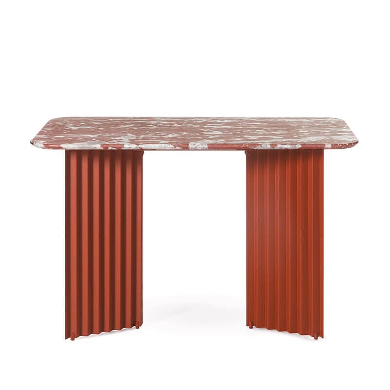 Plec Desk Table Tables RS Barcelona Red Francia Marble 