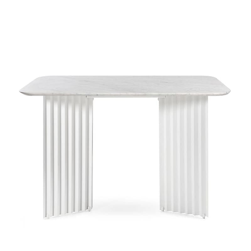 Plec Desk Table Tables RS Barcelona White Carrara Marble 