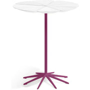 Richard Schultz Petal End Table side/end table Knoll White Petals Plum 