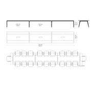 Pluralis KS425 Table Dining Tables Fritz Hansen 