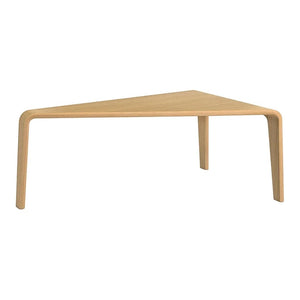 Ply Curved Plywood Low Table side/end table Arper Left-hand low table Natural Oak Finish 