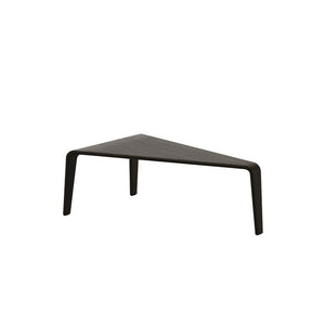Ply Curved Plywood Low Table side/end table Arper Right-hand low table Black Finish 