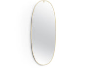 La Plus Belle - Wall-Mounted Mirror with Integrated LED Lights wall / ceiling lamps Flos Polish Bronze Plug-in 