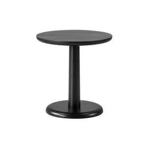 Pon Side Table side/end table Fredericia Large Black Lacquered Oak 