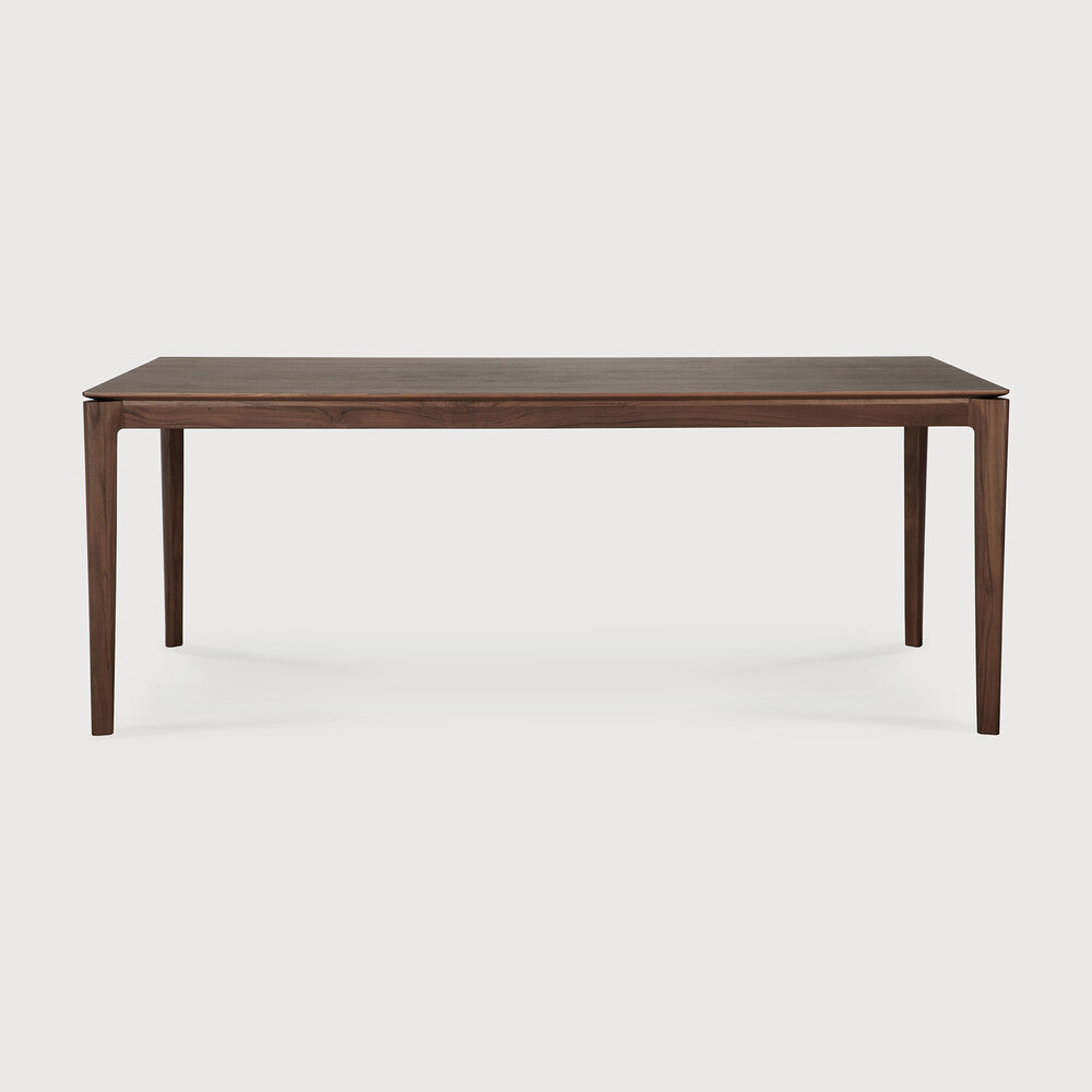 Bok dining table - varnished oak - rectangular