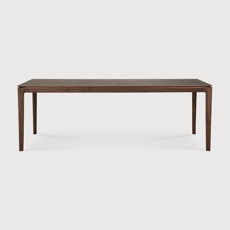 Bok dining table - varnished oak - rectangular