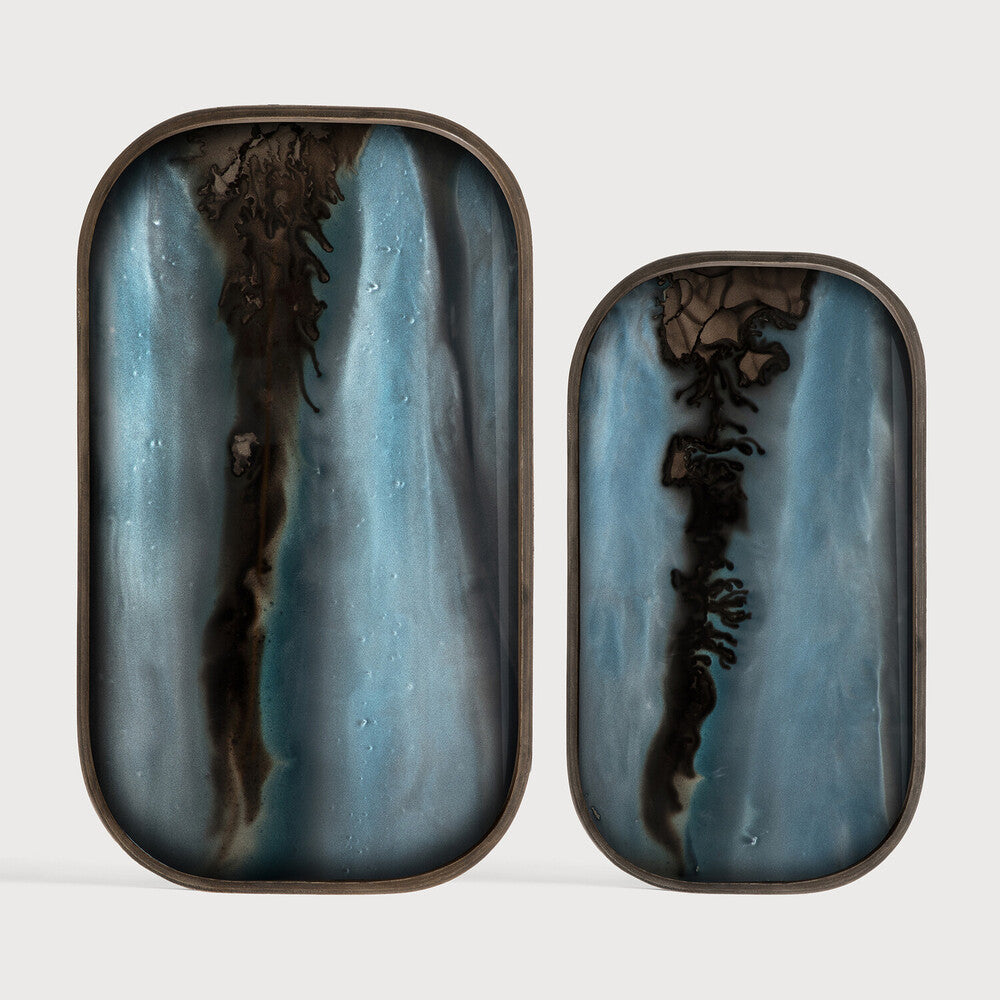 Slate Organic valet Rectangular tray