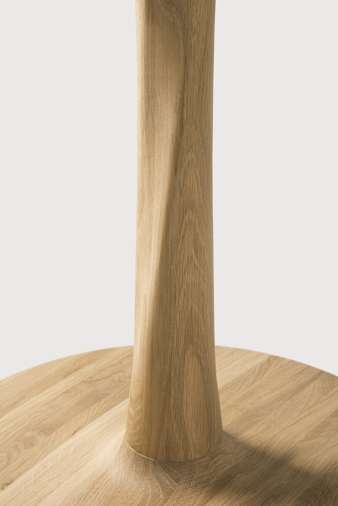 Torsion dining table - round - low height