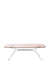 Blast Table Kartell Square Crystal Chrome Pink