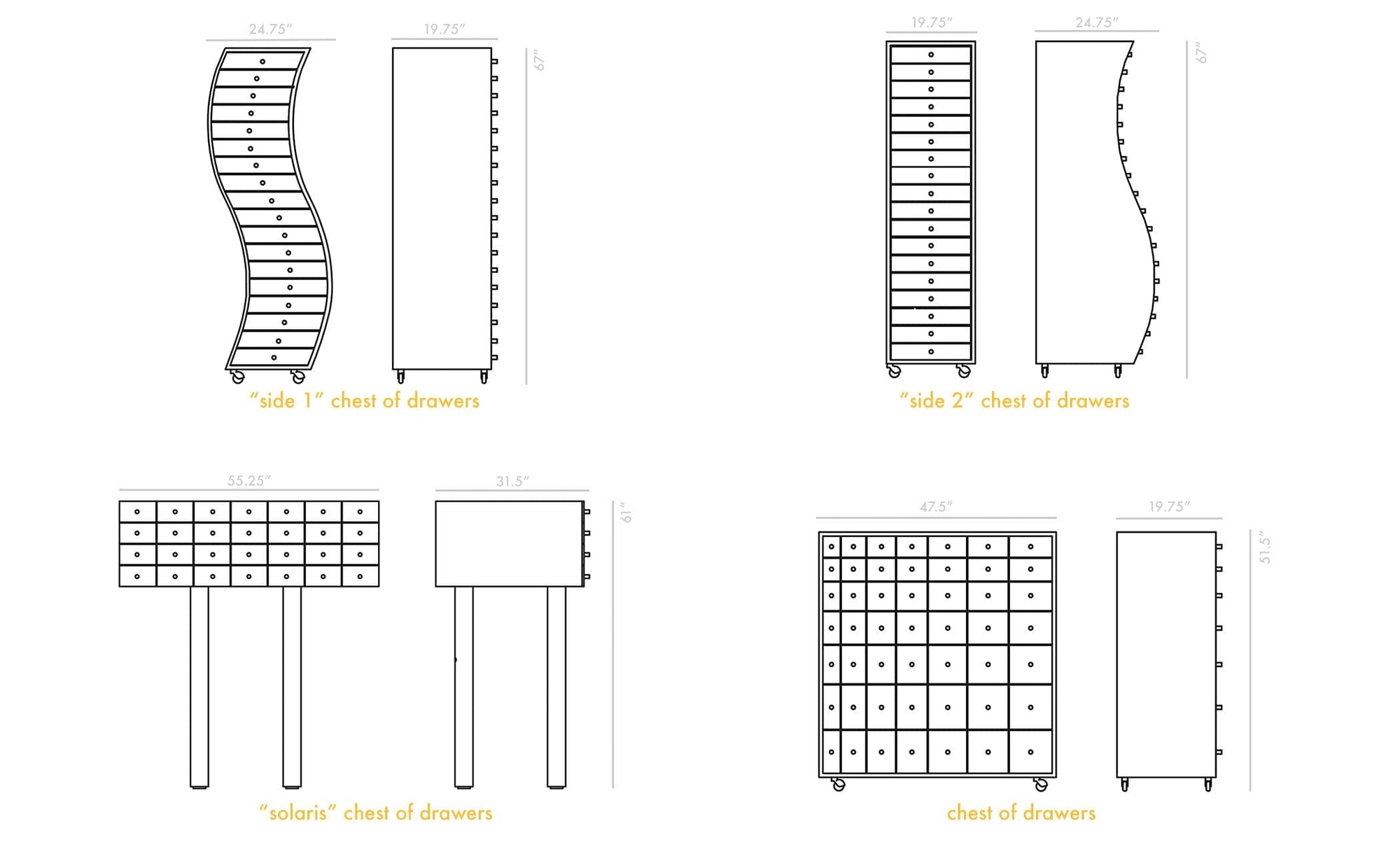 Progetti Compiuti Drawer Cappellini 