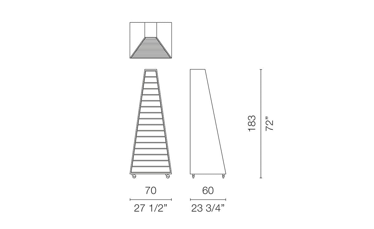 Pyramid Chest Of Drawers Drawer Cappellini 