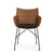 Q/Wood Upholstered Chair Chairs Kartell Dark Wood /Black/ Brown 