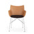 Q/Wood Upholstered Chair Chairs Kartell Light Wood /Chrome/Brown 