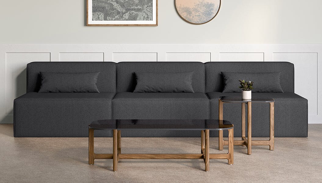 Mix Modular 3 Piece Armless Sofa Sofa Gus Modern 