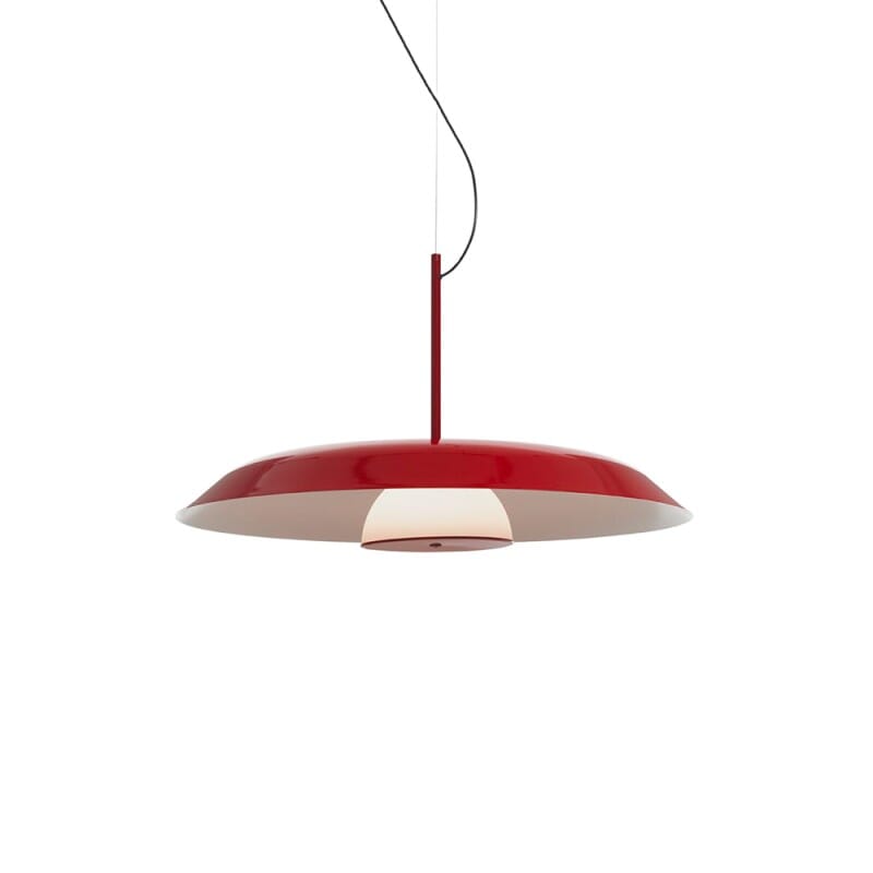 Iride Pendant Lamp Pendant Lights Oluce Large Scarlet Red 