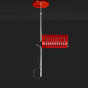 Colombo 885 L Pendant Light suspension lamps Oluce Red 