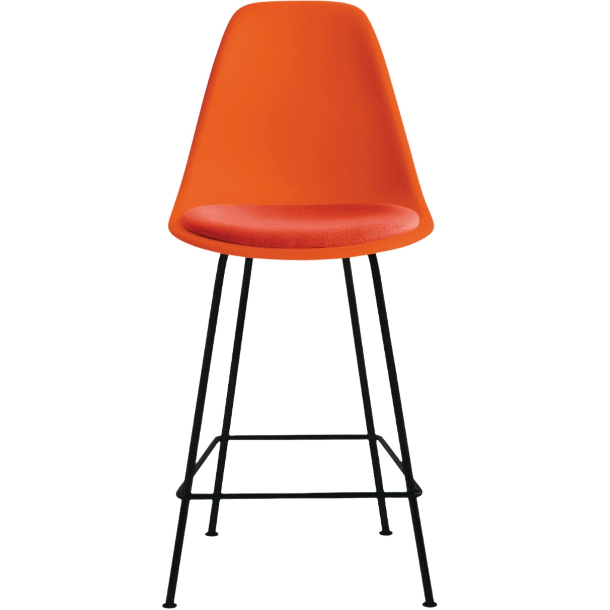 Eames Molded Plastic Stool with Seat Pad Stools herman miller 