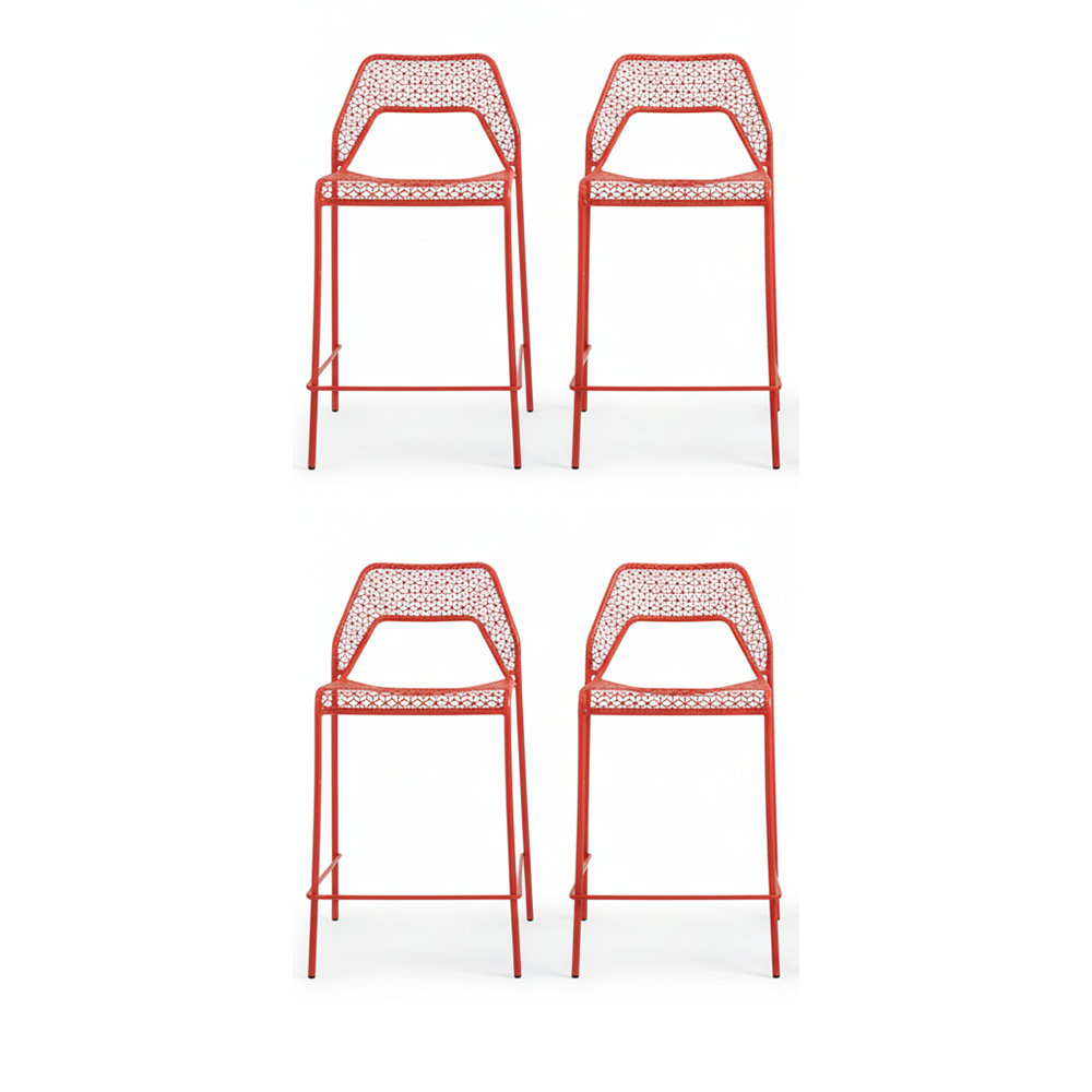 Hot Mesh Counter Stool - Set of 4