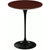 Saarinen Side Table - 16" Round side/end table Knoll Black Reff Dark Cherry 