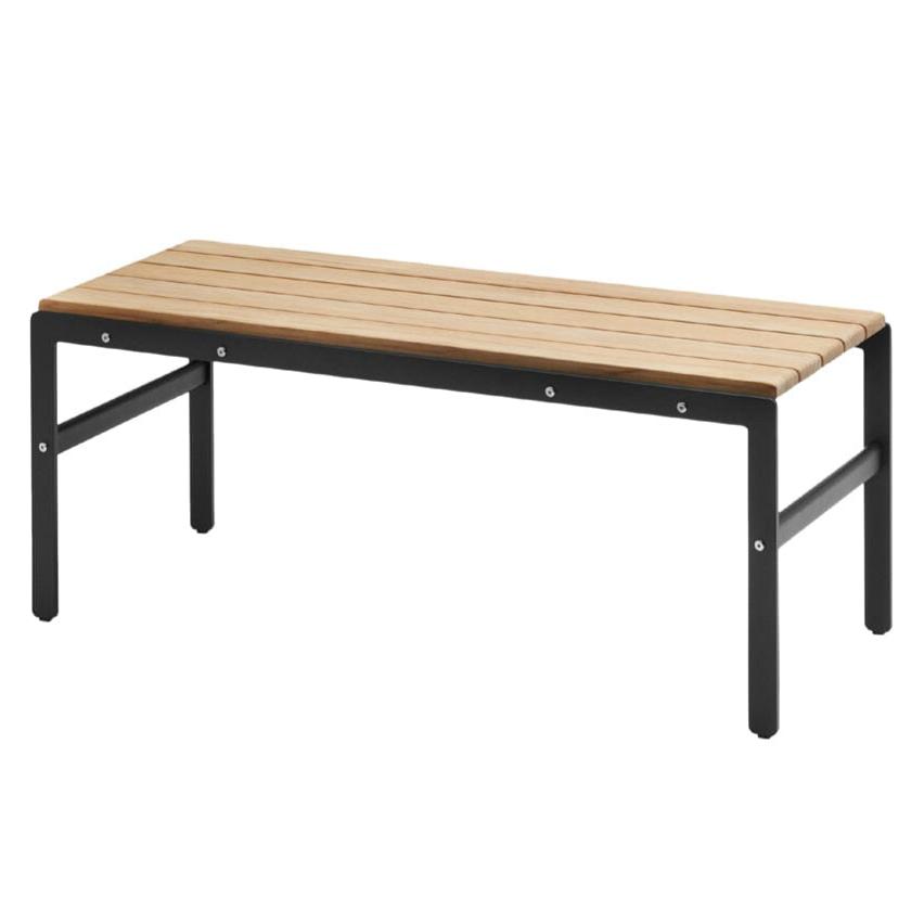 Reform Bench Benches Skagerak by Fritz Hansen Anthracite Black 