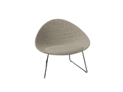 Adell Sled Base Lounge Chair With Fully Upholstered lounge chair Arper 