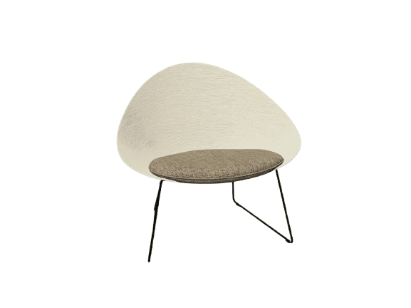 Adell Sled Base Lounge Chair lounge chair Arper 